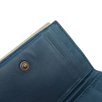 BOTTEGA VENETA ボッテガヴェネタ コンパクトウォレット イントレチャート 二つ折り財布（小銭入れあり） カーフ レディース 中古