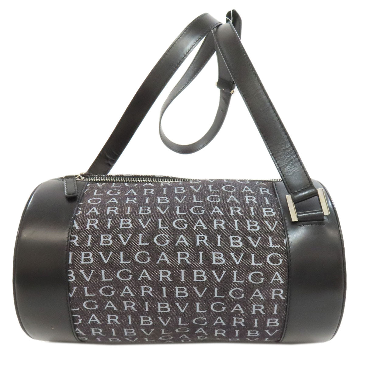 BVLGARI ブルガリ ロゴマニア ショルダーバッグ キャンバス レディース 中古