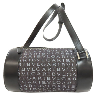 BVLGARI ブルガリ ロゴマニア ショルダーバッグ キャンバス レディース 中古