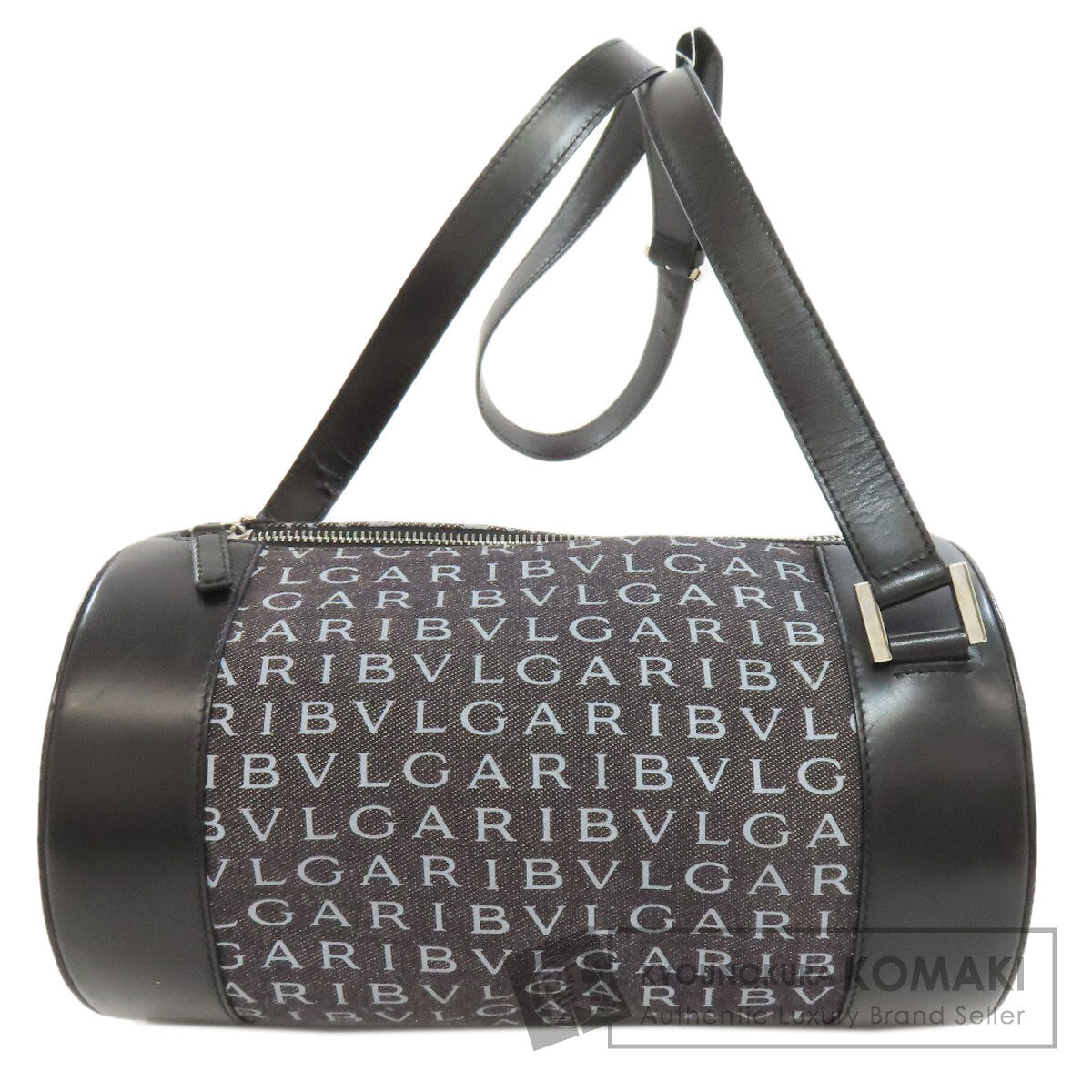 BVLGARI ブルガリ ロゴマニア ショルダーバッグ キャンバス レディース 中古