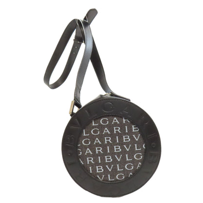BVLGARI ブルガリ ロゴマニア ショルダーバッグ キャンバス レディース 中古
