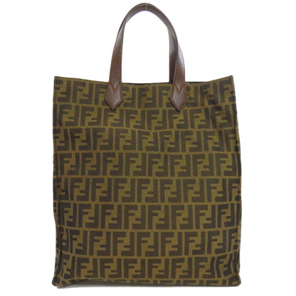 FENDI フェンディ ズッカ柄 トートバッグ キャンバス レディース 中古