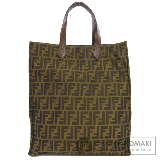 FENDI フェンディ ズッカ柄 トートバッグ キャンバス レディース 中古