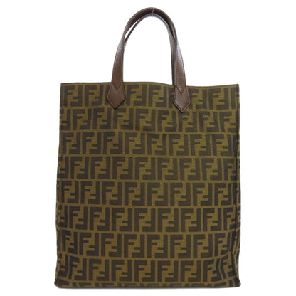 FENDI フェンディ ズッカ柄 トートバッグ キャンバス レディース 中古