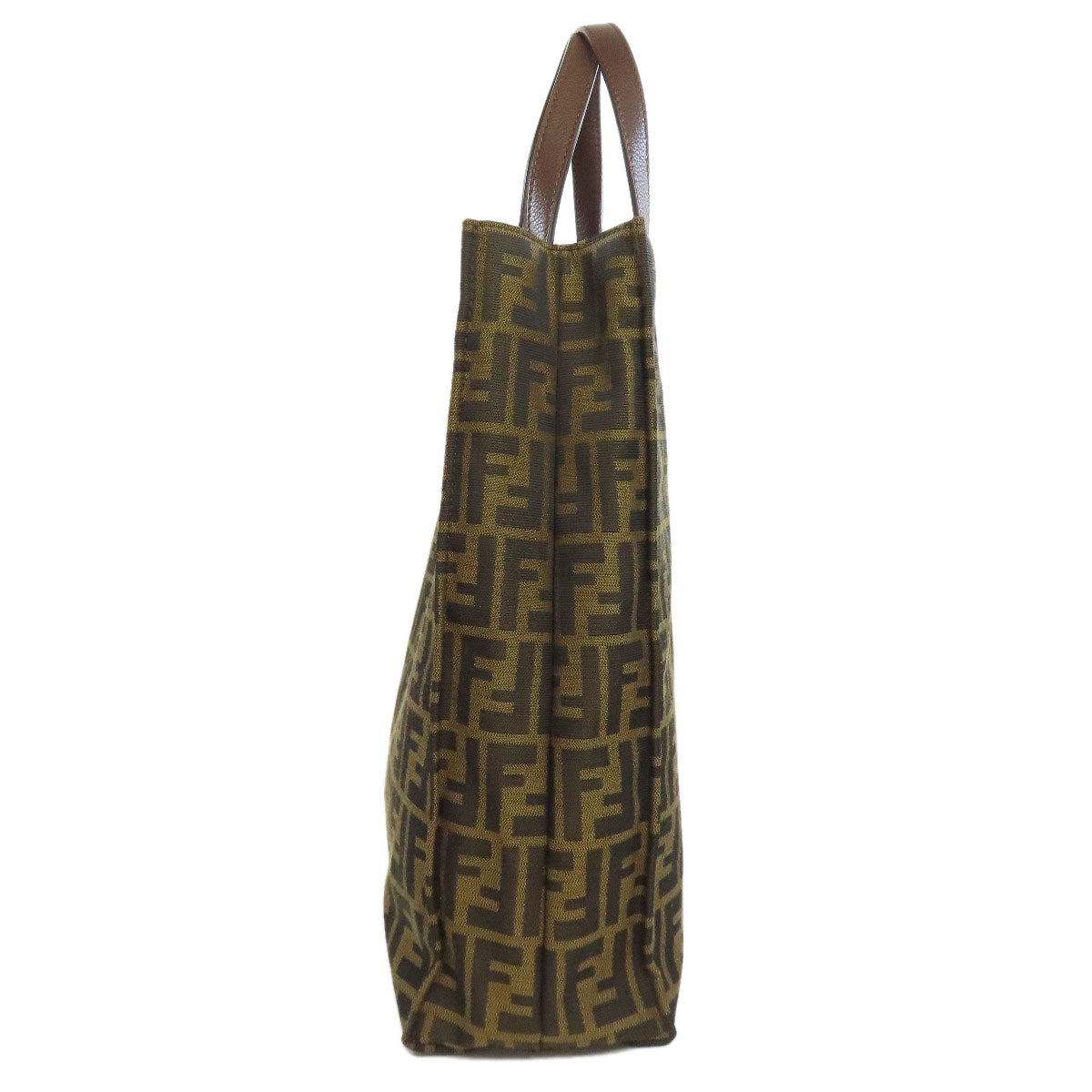 FENDI フェンディ ズッカ柄 トートバッグ キャンバス レディース 中古
