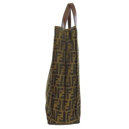 FENDI フェンディ ズッカ柄 トートバッグ キャンバス レディース 中古