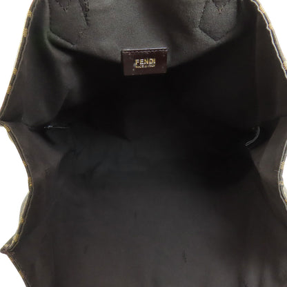 FENDI フェンディ ズッカ柄 トートバッグ キャンバス レディース 中古