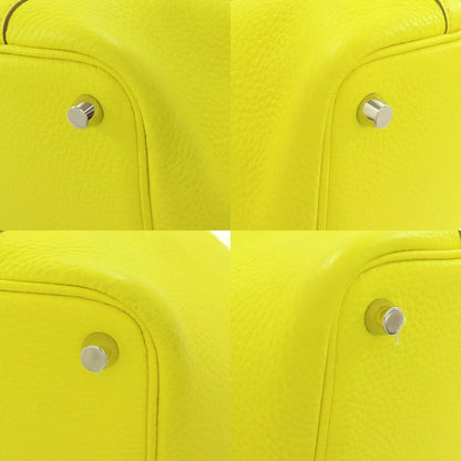 HERMES エルメス ピコタンロックPM シルバー金具 ハンドバッグ トリヨン レディース 中古