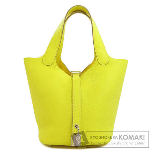 HERMES エルメス ピコタンロックPM シルバー金具 ハンドバッグ トリヨン レディース 中古