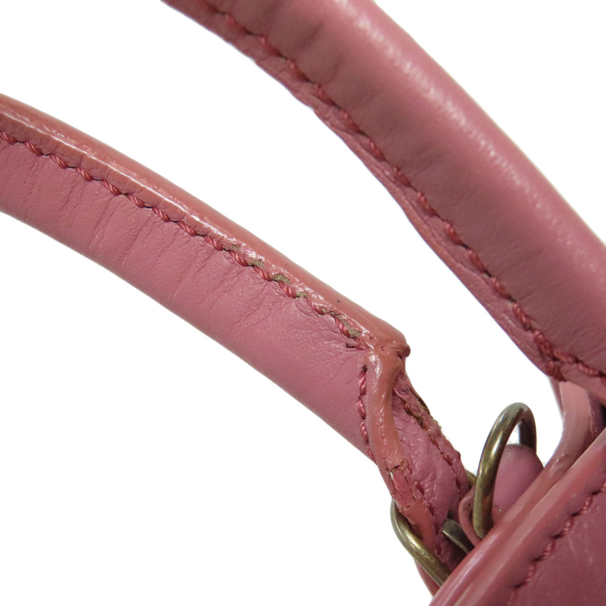 BALENCIAGA バレンシアガ 305572 ペーパーバッグ ミニ 2WAY ハンドバッグ カーフ レディース 中古