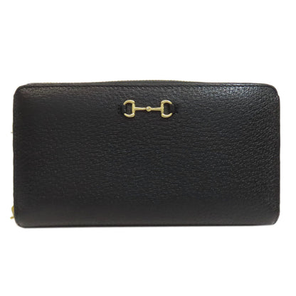 GUCCI グッチ 700484 ラウンドファスナー ホースビット 長財布（小銭入れあり） レザー レディース 中古