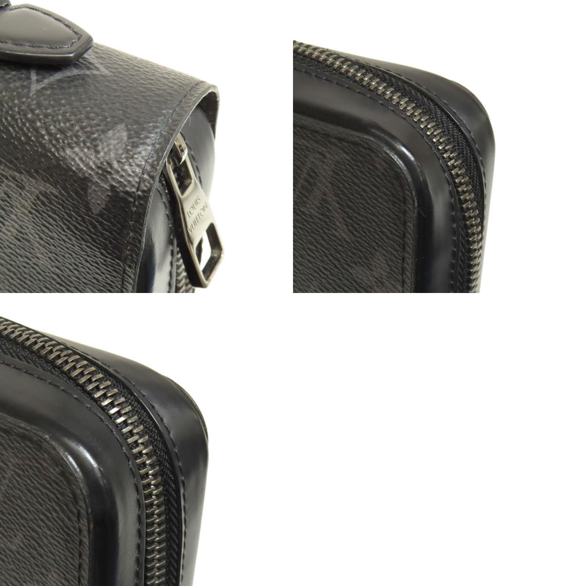 LOUIS VUITTON ルイヴィトン M61698 ジッピーXL セカンドバッグ モノグラムエクリプス メンズ 中古