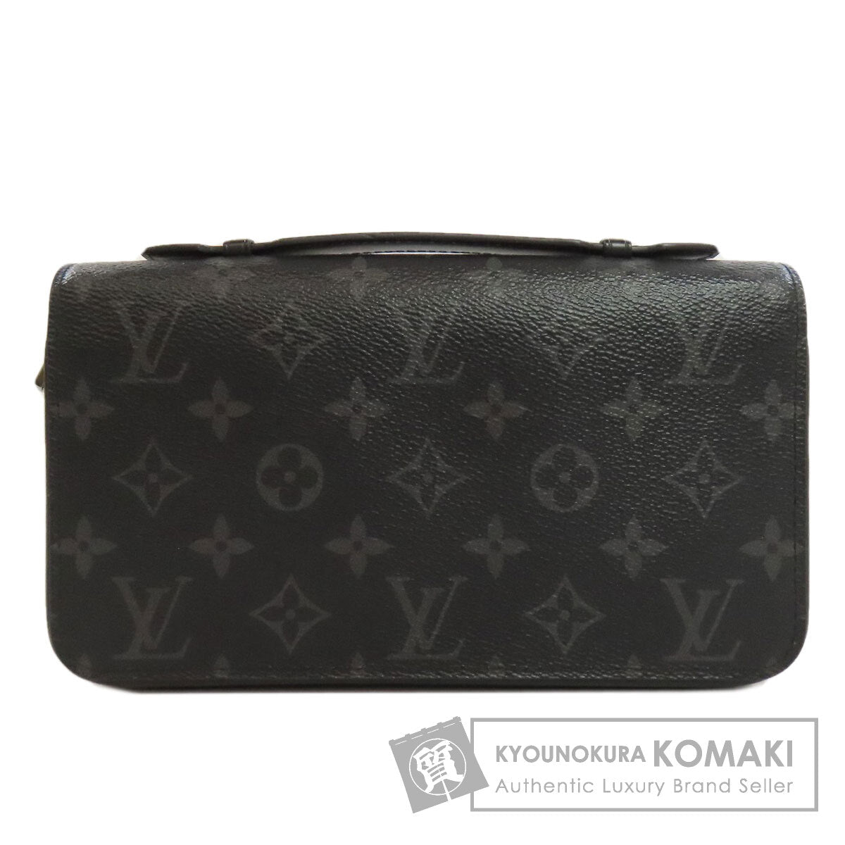 LOUIS VUITTON ルイヴィトン M61698 ジッピーXL セカンドバッグ モノグラムエクリプス メンズ 中古
