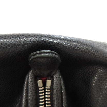 CHANEL シャネル マトラッセ シルバー金具 トートバッグ グレインド カーフスキン レディース 中古