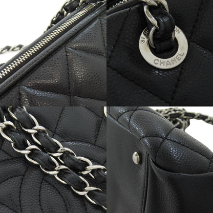 CHANEL シャネル マトラッセ シルバー金具 トートバッグ グレインド カーフスキン レディース 中古