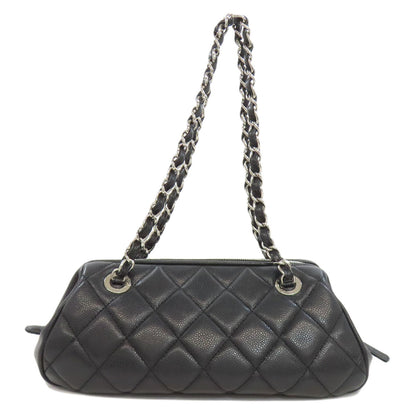 CHANEL シャネル マトラッセ シルバー金具 トートバッグ グレインド カーフスキン レディース 中古