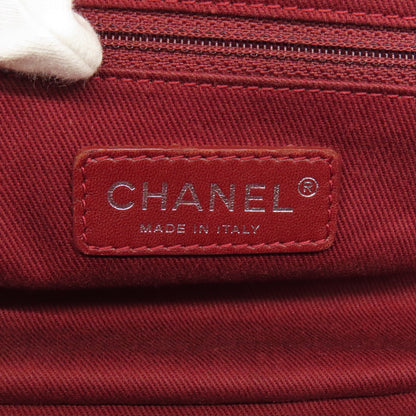 CHANEL シャネル マトラッセ シルバー金具 トートバッグ グレインド カーフスキン レディース 中古