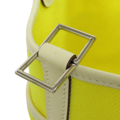 HERMES エルメス ピコタンロック カーゴPM シルバー金具 ハンドバッグ キャンバス レディース 中古