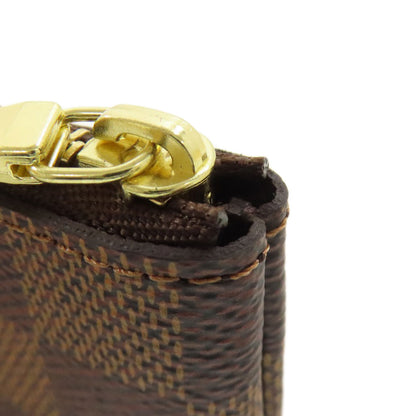 LOUIS VUITTON ルイヴィトン N62658 ポシェット・クレ コインケース ダミエキャンバス レディース 中古