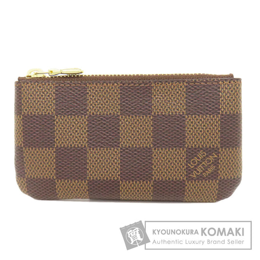 LOUIS VUITTON ルイヴィトン N62658 ポシェット・クレ コインケース ダミエキャンバス レディース 中古