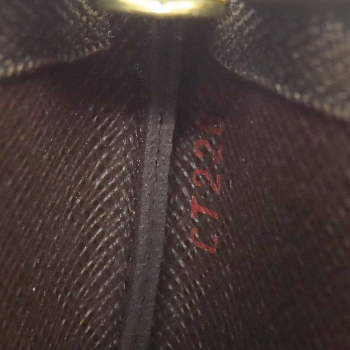 LOUIS VUITTON ルイヴィトン N62658 ポシェット・クレ コインケース ダミエキャンバス レディース 中古