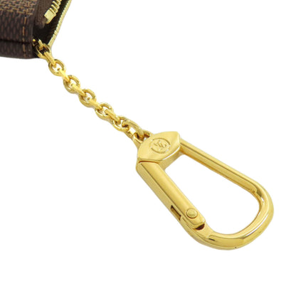 LOUIS VUITTON ルイヴィトン N62658 ポシェット・クレ コインケース ダミエキャンバス レディース 中古