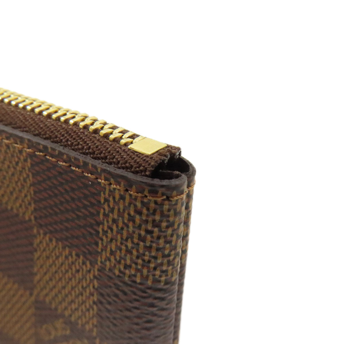 LOUIS VUITTON ルイヴィトン N62658 ポシェット・クレ コインケース ダミエキャンバス レディース 中古
