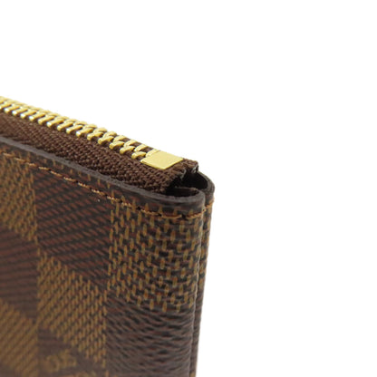 LOUIS VUITTON ルイヴィトン N62658 ポシェット・クレ コインケース ダミエキャンバス レディース 中古