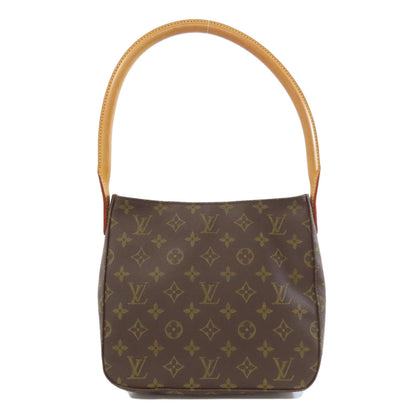 LOUIS VUITTON ルイヴィトン M51146 ルーピングMM ショルダーバッグ モノグラムキャンバス レディース 中古