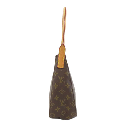 LOUIS VUITTON ルイヴィトン M51146 ルーピングMM ショルダーバッグ モノグラムキャンバス レディース 中古