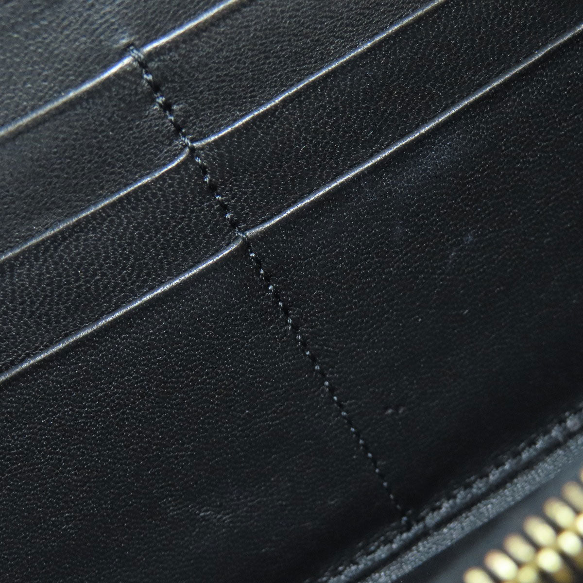 CELINE セリーヌ ロゴ 長財布（小銭入れあり） レザー レディース 中古