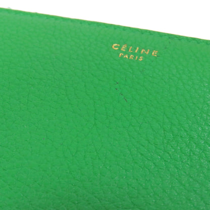 CELINE セリーヌ ロゴ 長財布（小銭入れあり） レザー レディース 中古