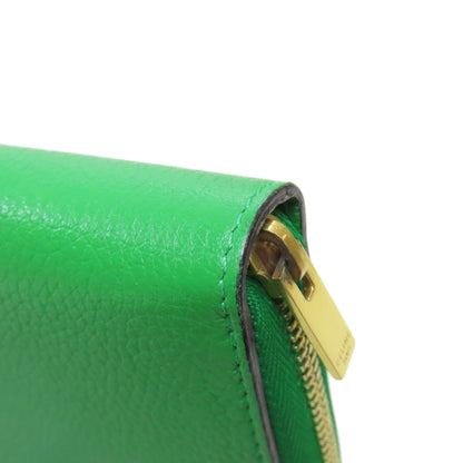 CELINE セリーヌ ロゴ 長財布（小銭入れあり） レザー レディース 中古