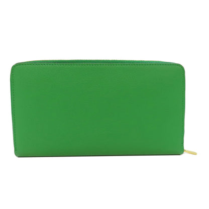 CELINE セリーヌ ロゴ 長財布（小銭入れあり） レザー レディース 中古