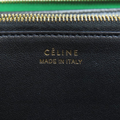 CELINE セリーヌ ロゴ 長財布（小銭入れあり） レザー レディース 中古