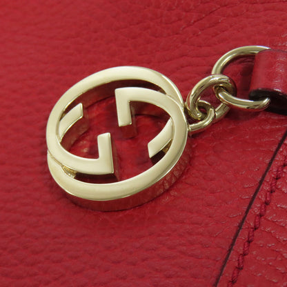 GUCCI グッチ 449711 インターロッキングG アウトレット ハンドバッグ レザー レディース 中古