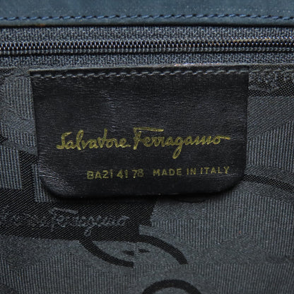 Salvatore Ferragamo サルヴァトーレフェラガモ ヴァラリボン 2WAY ハンドバッグ スウェード レディース 中古