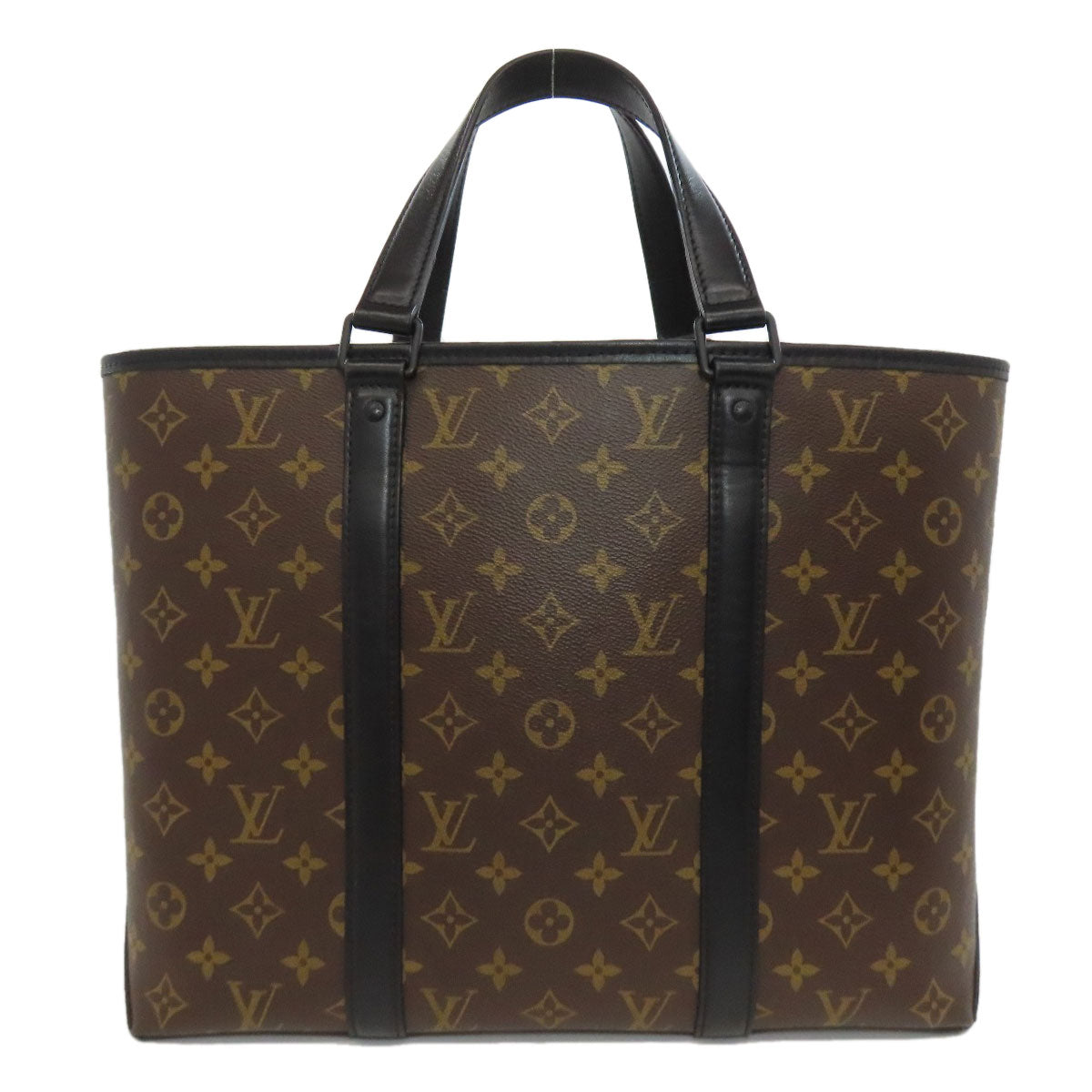 LOUIS VUITTON ルイヴィトン M45734 ウィークエンドPM トートバッグ モノグラムマカサー レディース 中古