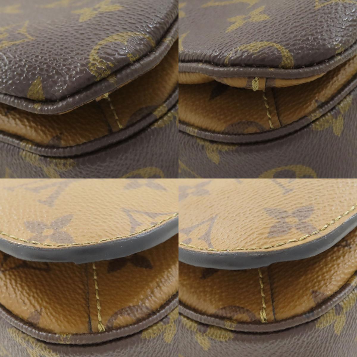 LOUIS VUITTON ルイヴィトン M44876 ポシェット・メティス ハンドバッグ モノグラムリバース レディース 中古