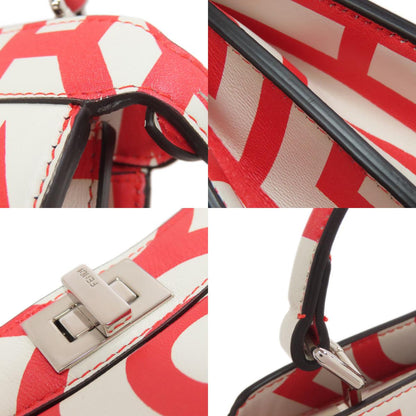 FENDI フェンディ マーク・ジェイコブスコラボ ピーカブー アイシーユー 2WAY ハンドバッグ カーフ レディース 中古