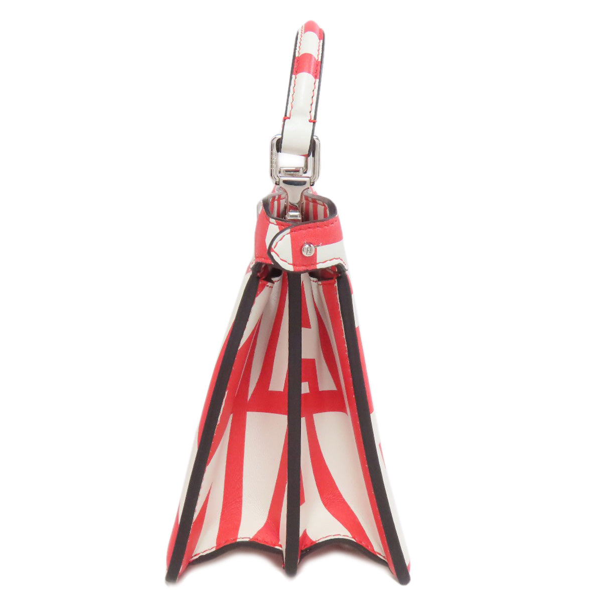 FENDI フェンディ マーク・ジェイコブスコラボ ピーカブー アイシーユー 2WAY ハンドバッグ カーフ レディース 中古