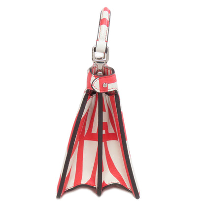 FENDI フェンディ マーク・ジェイコブスコラボ ピーカブー アイシーユー 2WAY ハンドバッグ カーフ レディース 中古