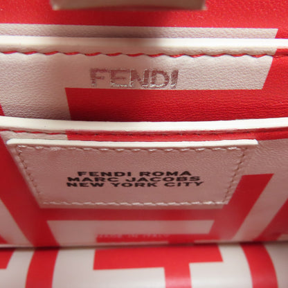 FENDI フェンディ マーク・ジェイコブスコラボ ピーカブー アイシーユー 2WAY ハンドバッグ カーフ レディース 中古