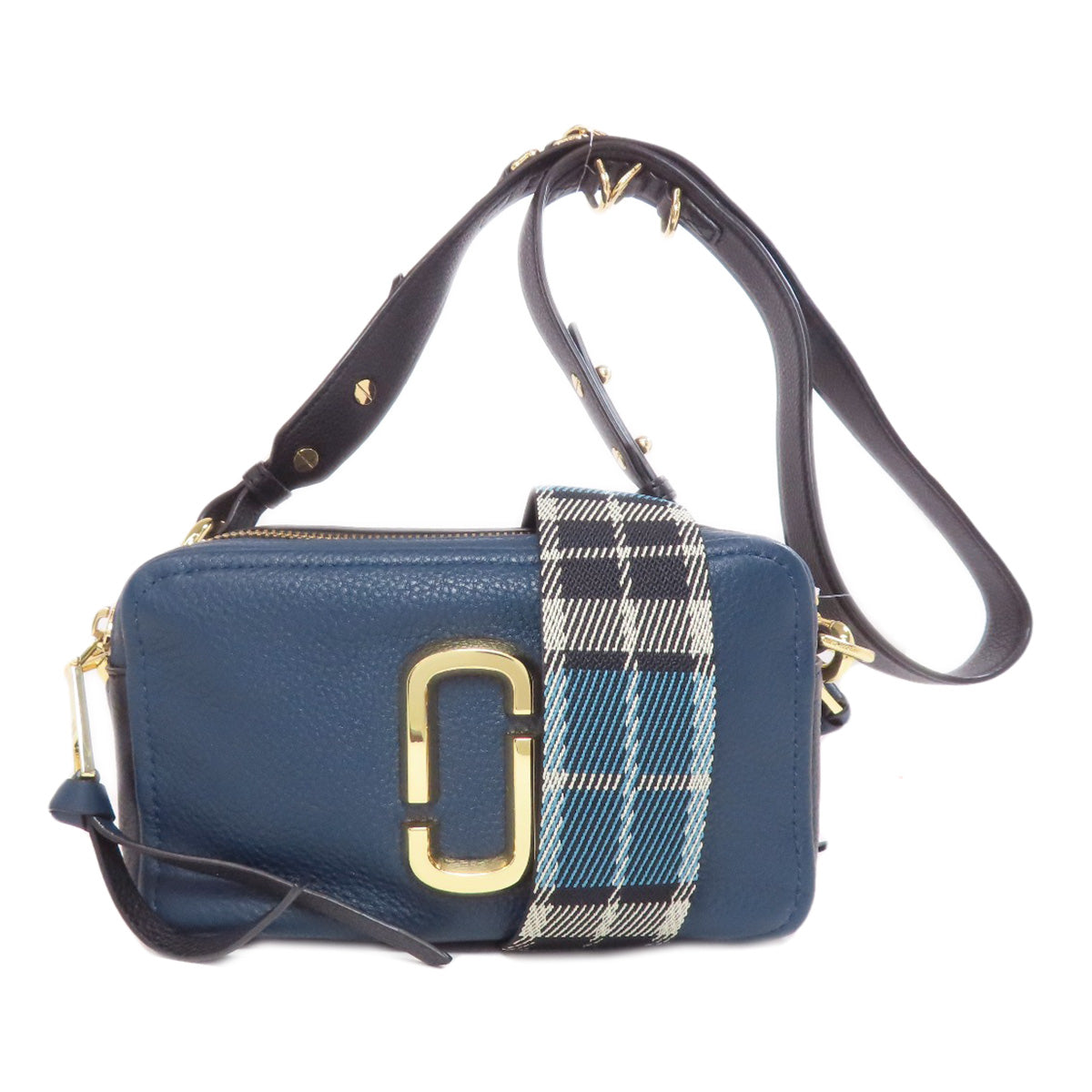 MARC JACOBS マーク・ジェイコブス スナップショット ダブルJ ショルダーバッグ レザー レディース 中古