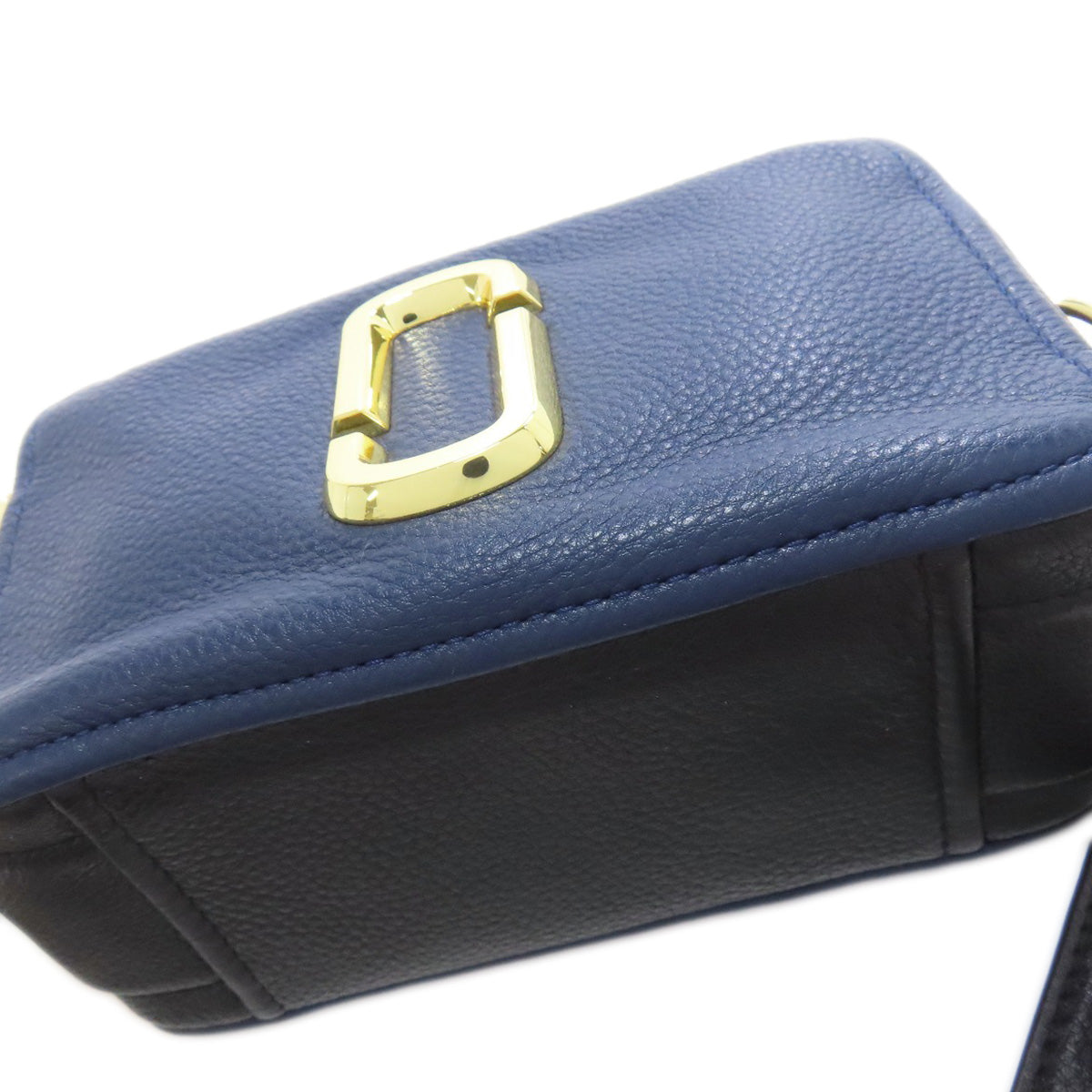 MARC JACOBS マーク・ジェイコブス スナップショット ダブルJ ショルダーバッグ レザー レディース 中古
