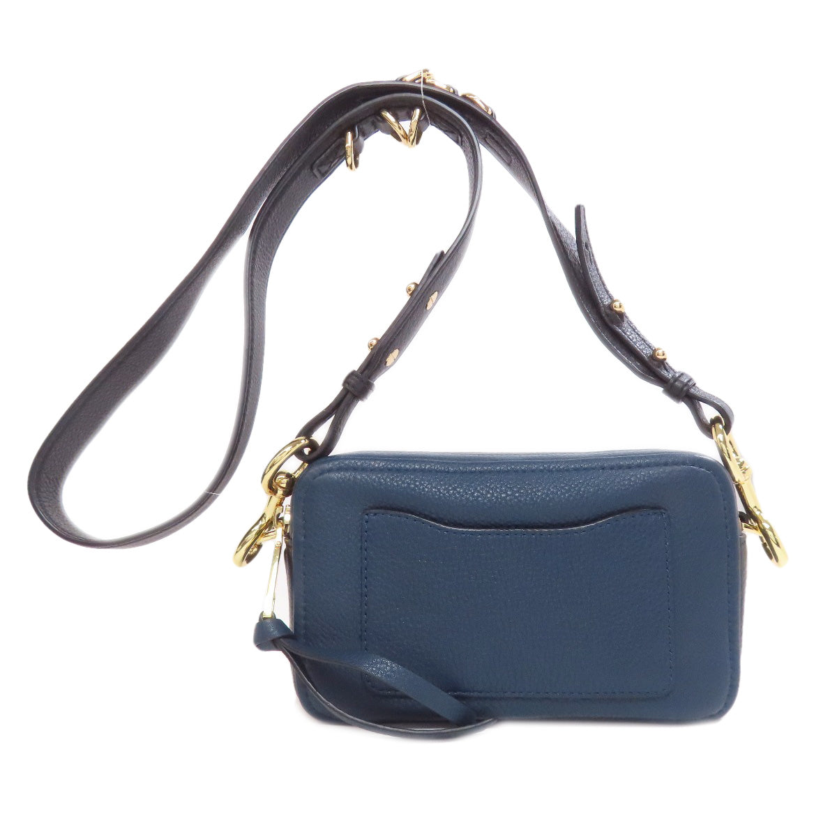 MARC JACOBS マーク・ジェイコブス スナップショット ダブルJ ショルダーバッグ レザー レディース 中古