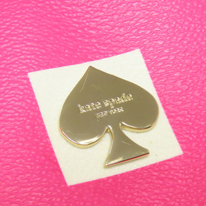 kate spade ケイトスペード チェック柄 2WAY トートバッグ PVC レディース 中古
