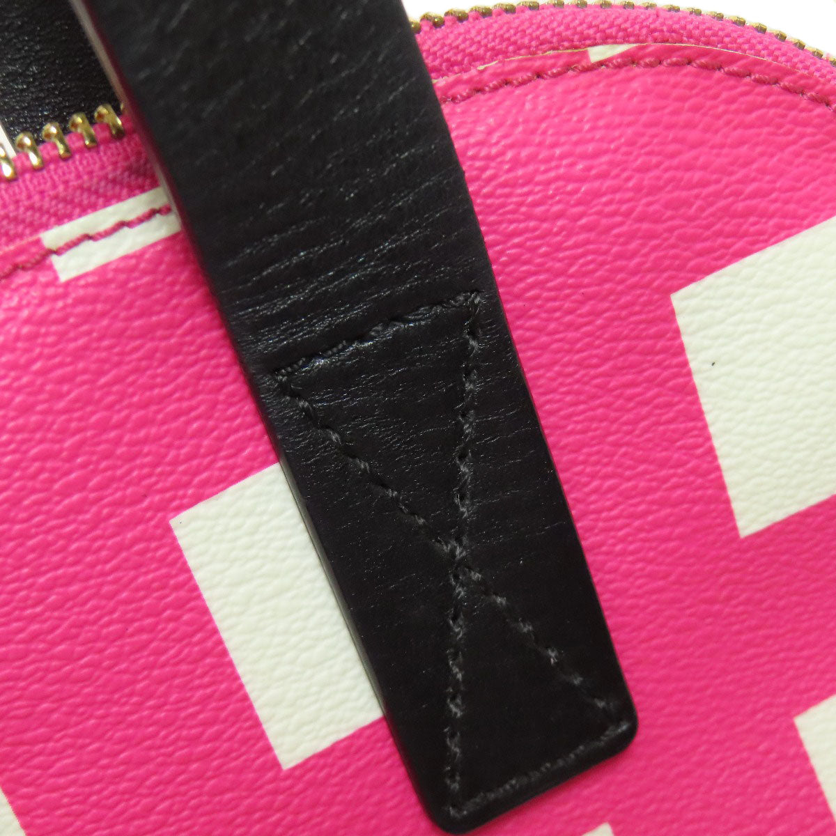 kate spade ケイトスペード チェック柄 2WAY トートバッグ PVC レディース 中古