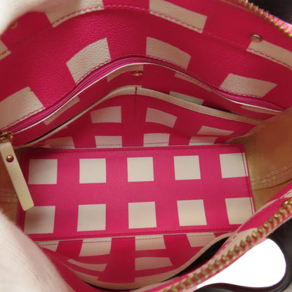 kate spade ケイトスペード チェック柄 2WAY トートバッグ PVC レディース 中古