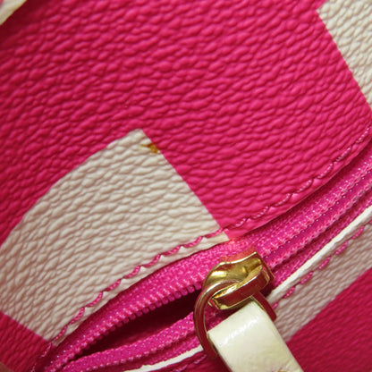 kate spade ケイトスペード チェック柄 2WAY トートバッグ PVC レディース 中古